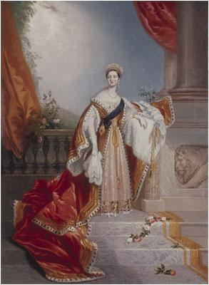 Edward Alfred Chalon Portrait of Queen Victoria on